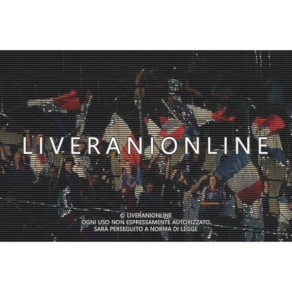 Italia - Francia Qualificazioni Europei 2008 08/09/2007 nella foto Tifosi francia ph Agenzia Aldo Liverani Sas