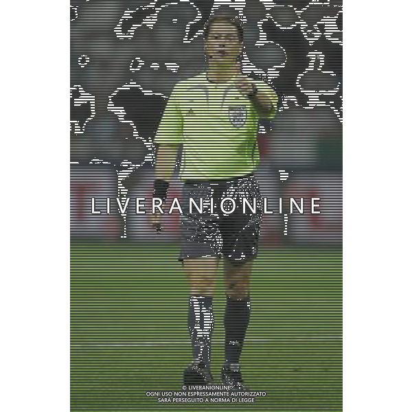Italia - Francia Qualificazioni Europei 2008 08/09/2007 nella foto arbitro lubos michel ph Agenzia Aldo Liverani Sas