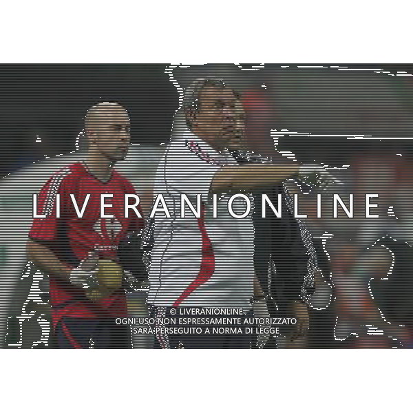 Italia - Francia Qualificazioni Europei 2008 08/09/2007 nella foto mankowski pierre sostituisce Domenech squalificato ph Agenzia Aldo Liverani Sas