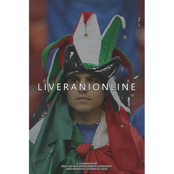 Italia - Francia Qualificazioni Europei 2008 08/09/2007 nella foto tifosi italiani ph Agenzia Aldo Liverani Sas