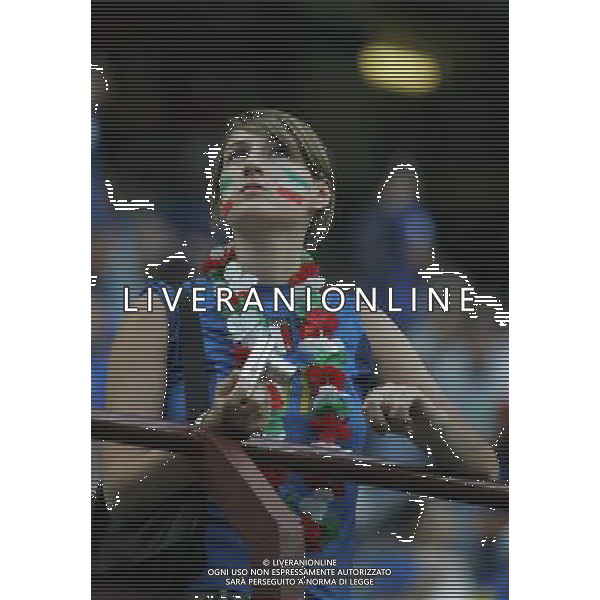 Italia - Francia Qualificazioni Europei 2008 08/09/2007 nella foto tifosi italiani ph Agenzia Aldo Liverani Sas