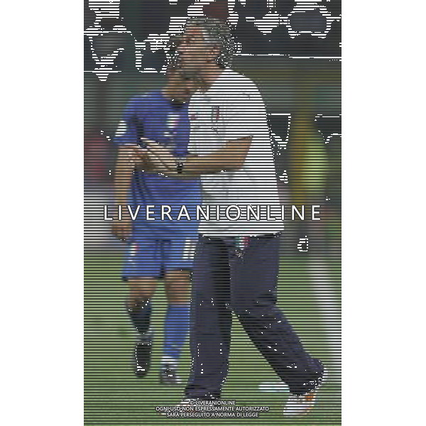 Italia - Francia Qualificazioni Europei 2008 08/09/2007 nella foto donadoni roberto ph Agenzia Aldo Liverani Sas