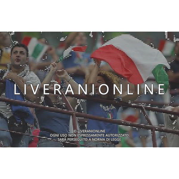 Milano 08-09-2007 Qualificazioni Europei 2008 italia-francia 0:0 nella foto tifo italia ph marco luzzani/ag aldo liverani s.a.s.
