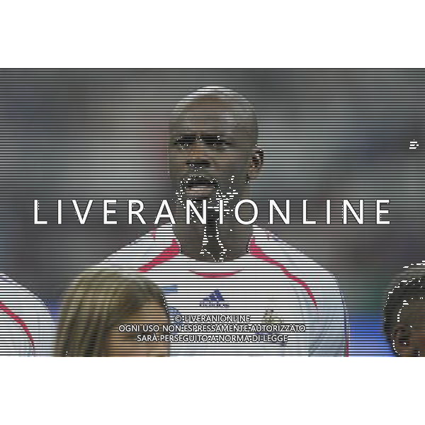 Milano 08-09-2007 Qualificazioni Europei 2008 italia-francia 0:0 nella foto thuram canta l\'inno italiano ph marco luzzani/ag aldo liverani s.a.s.