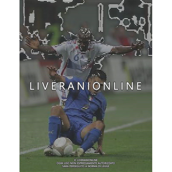 Milano 08-09-2007 Qualificazioni Europei 2008 italia-francia 0:0 nella foto gattuso e makelele ph marco luzzani/ag aldo liverani s.a.s.