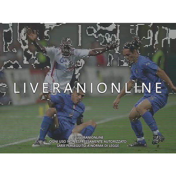 Milano 08-09-2007 Qualificazioni Europei 2008 italia-francia 0:0 nella foto gattuso, makelele e camoranesi ph marco luzzani/ag aldo liverani s.a.s.