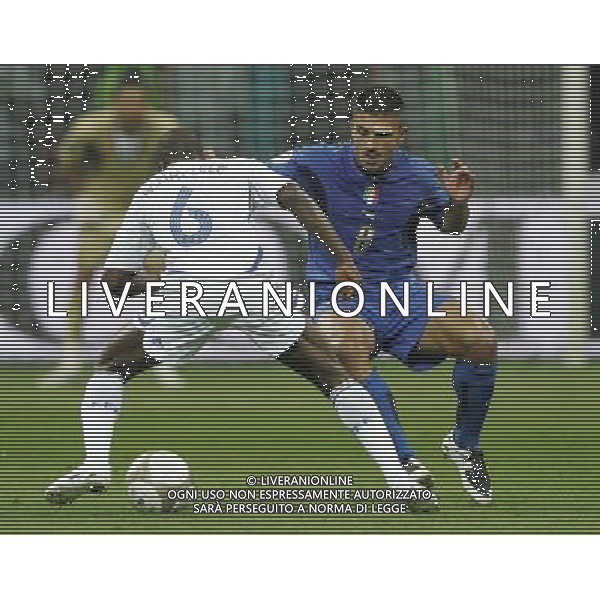 Milano 08-09-2007 Qualificazioni Europei 2008 italia-francia 0:0 nella foto makelele e gattuso ph marco luzzani/ag aldo liverani s.a.s.