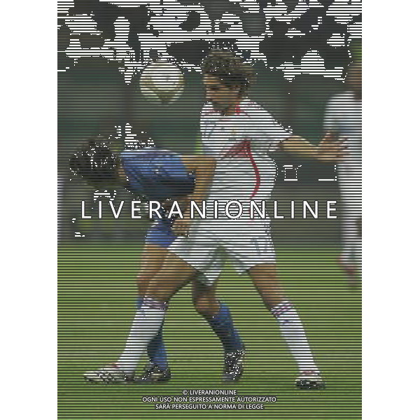 Milano 08-09-2007 Qualificazioni Europei 2008 italia-francia 0:0 nella foto escude e inzaghi ph marco luzzani/ag aldo liverani s.a.s.