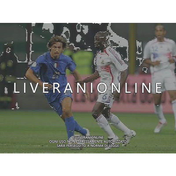 Milano 08-09-2007 Qualificazioni Europei 2008 italia-francia 0:0 nella foto makelele e pirlo ph marco luzzani/ag aldo liverani s.a.s.