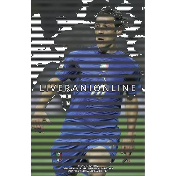 Milano 08-09-2007 Qualificazioni Europei 2008 italia-francia 0:0 nella foto camoranesi mauro german ph marco luzzani/ag aldo liverani s.a.s.