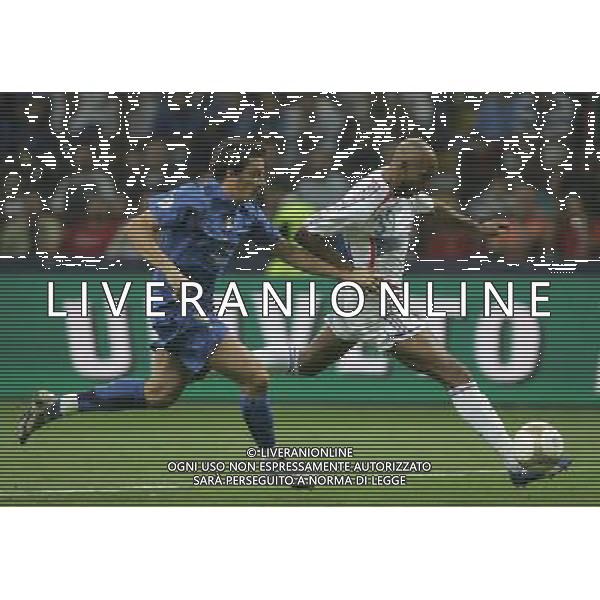 Milano 08-09-2007 Qualificazioni Europei 2008 italia-francia 0:0 nella foto anelka e oddo ph marco luzzani/ag aldo liverani s.a.s.