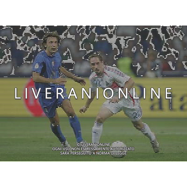 Milano 08-09-2007 Qualificazioni Europei 2008 italia-francia 0:0 nella foto ribery e pirlo ph marco luzzani/ag aldo liverani s.a.s.