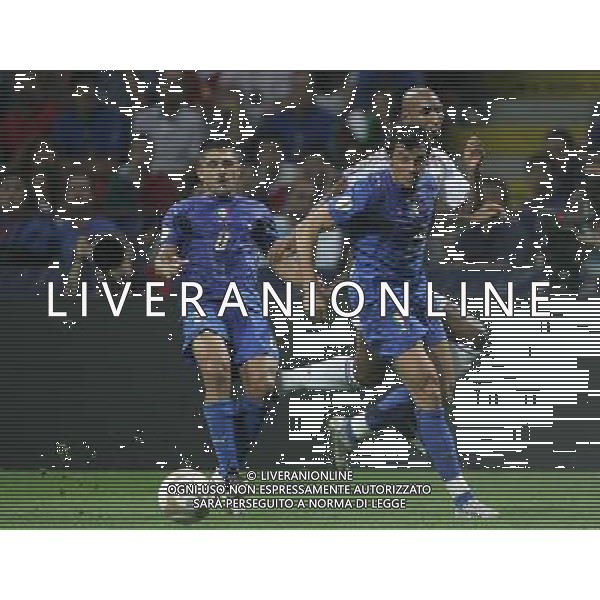 Milano 08-09-2007 Qualificazioni Europei 2008 italia-francia 0:0 nella foto anelka, oddo e gattuso ph marco luzzani/ag aldo liverani s.a.s.