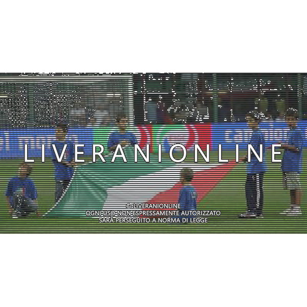 Milano 08-09-2007 Qualificazioni Europei 2008 italia-francia 0:0 nella foto bandiera italia ph marco luzzani/ag aldo liverani s.a.s.