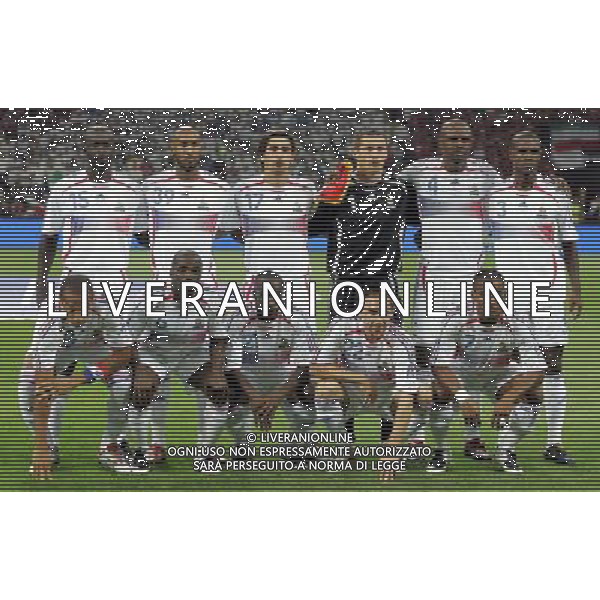 Milano 08-09-2007 Qualificazioni Europei 2008 italia-francia 0:0 nella foto formazione francia ph marco luzzani/ag aldo liverani s.a.s.