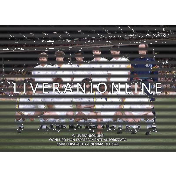 LONDRA 12/05/1993 FINALE DI COPPA DELLE COPPE NELLA FOTO FORMAZIONE PARMA AG ALDO LIVERANI