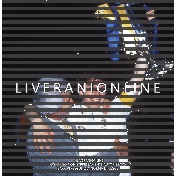 LONDRA 12/05/1993 FINALE DI COPPA DELLE COPPE NELLA FOTO PASTORELLO-MINOTTI AG ALDO LIVERANI