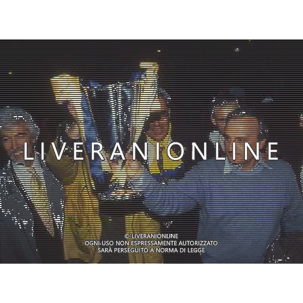 LONDRA 12/05/1993 FINALE DI COPPA DELLE COPPE NELLA FOTO CALISTO TANZI AG ALDO LIVERANI