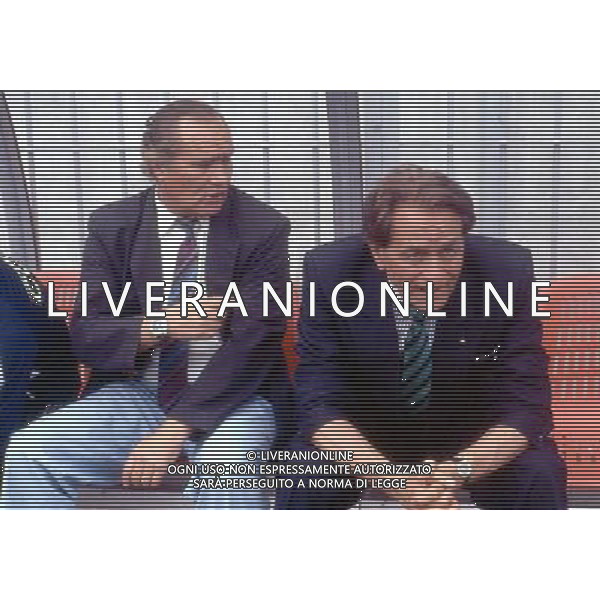 ASCOLI CALCIO 80/90 NELLA FOTO COSTANTINO ROZZI PR ASCOLI CALCIO con nedo sonetti AG ALDO LIVERANI