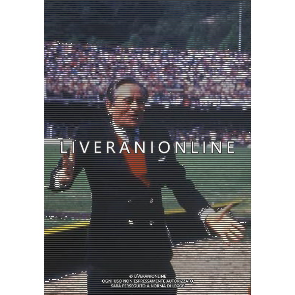 ASCOLI CALCIO 80/90 NELLA FOTO COSTANTINO ROZZI PR ASCOLI CALCIO AG ALDO LIVERANI