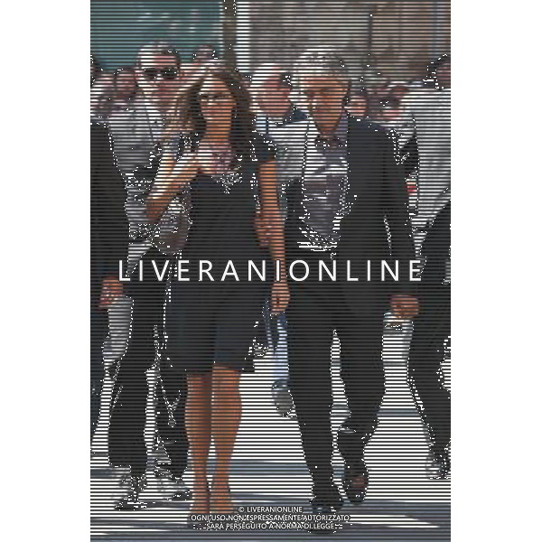Funerale di Luciano Pavarotti Modena 08-09-2007 nella foto Andrea Bocelli e signora Ph Gazzaniga/Ag. Aldo Liverani sas