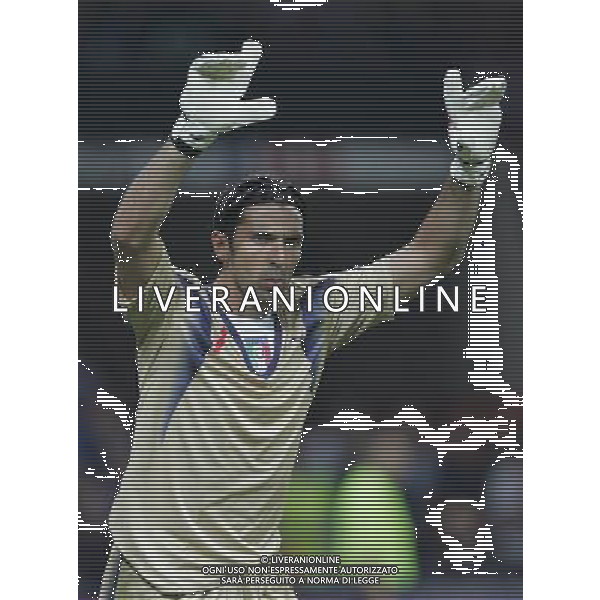 Milano 8 settembre 2007 Italia - Francia qualificazioni Euro 2008 nella foto: Buffon Gianluigi foto Andry / Ag. Aldo Liverani