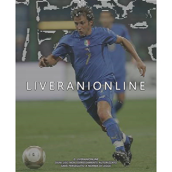 Milano 8 settembre 2007 Italia - Francia qualificazioni Euro 2008 nella foto: Del Piero Alessandro foto Andry / Ag. Aldo Liverani