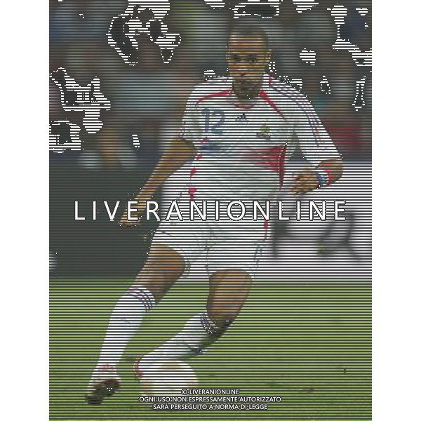 Milano 8 settembre 2007 Italia - Francia qualificazioni Euro 2008 nella foto: Henry Thierry foto Andry / Ag. Aldo Liverani