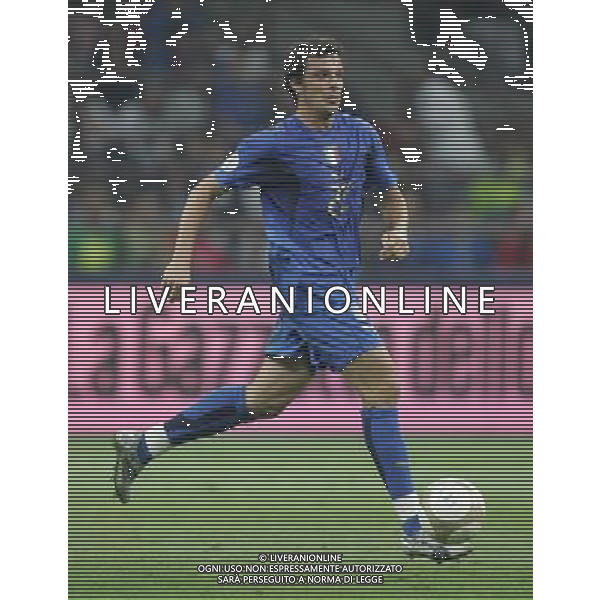 Milano 8 settembre 2007 Italia - Francia qualificazioni Euro 2008 nella foto: Oddo Massimo foto Andry / Ag. Aldo Liverani