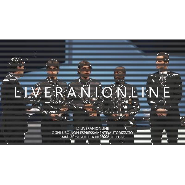 Montecarlo Monaco 30/08/2007 sorteggi champions league 2007/08 nella foto da dx cech peter, seedorf clarence, paolo maldini e kaka ricardo ph marco luzzani/ag aldo liverani s.a.s.
