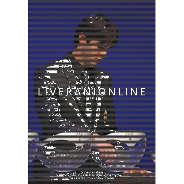 Montecarlo Monaco 30/08/2007 sorteggi champions league 2007/08 nella foto kaka riccardo estrae le palline ph marco luzzani/ag aldo liverani s.a.s.