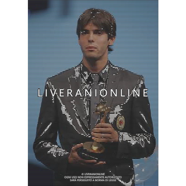 Montecarlo Monaco 30/08/2007 sorteggi champions league 2007/08 nella foto kaka ricardo con il premio miglior giocatore dell\'anno uefa ph marco luzzani/ag aldo liverani s.a.s.