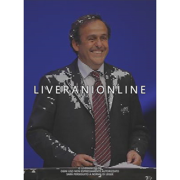 Montecarlo Monaco 30/08/2007 sorteggi champions league 2007/08 nella foto platini michel ph marco luzzani/ag aldo liverani s.a.s.