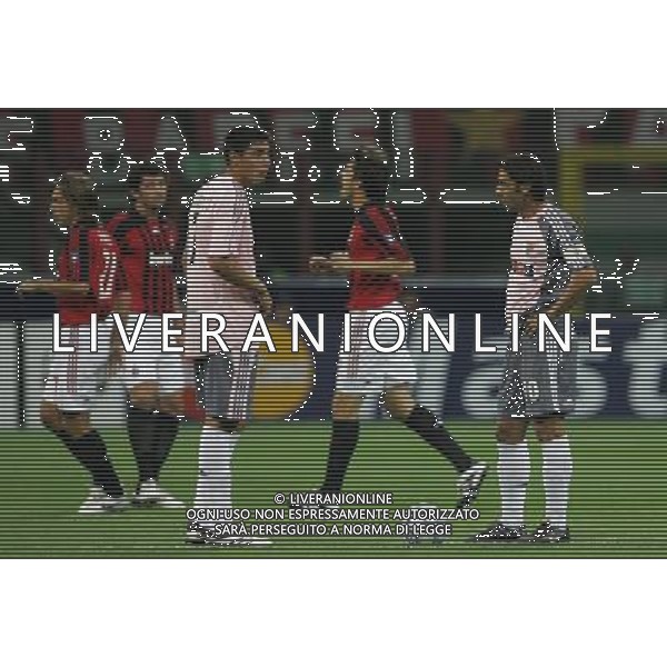 Milano 18 settembre 2007 Milan - Benfica champions league 2007/2008 nella foto: la delusione di Rui Costa Manuel foto Luzzani / Ag. Aldo Liverani