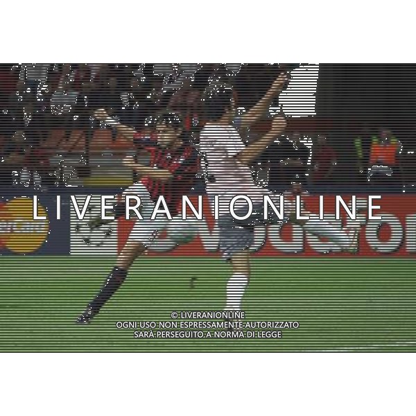 Milano 18 settembre 2007 Milan - Benfica champions league 2007/2008 nella foto: il gol di Filippo Inzaghi foto Luzzani / Ag. Aldo Liverani