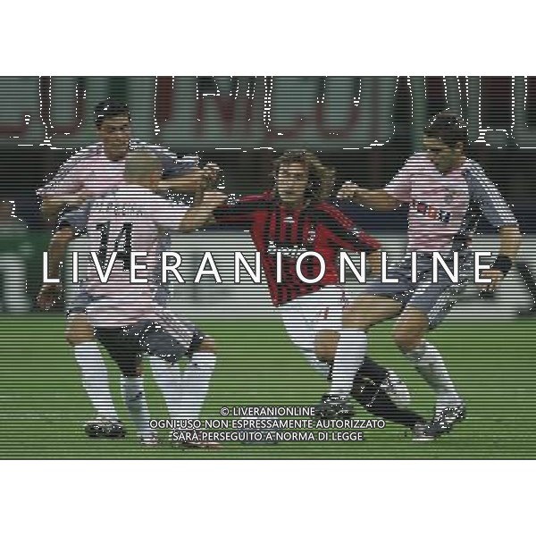 Milano 18 settembre 2007 Milan - Benfica champions league 2007/2008 nella foto: Pirlo Andrea foto Luzzani / Ag. Aldo Liverani