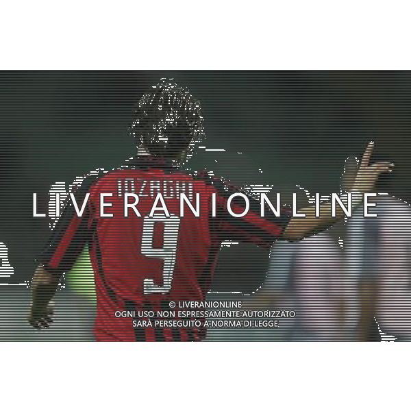 Milano 18 settembre 2007 Milan - Benfica champions league 2007/2008 nella foto: inzaghi filippo foto Luzzani / Ag. Aldo Liverani