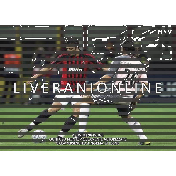 Milano 18/09/2007 champions league 2007/08 milan-benfica 2:1 nella foto oddo e cristian rodriguez ph marco luzzani/ag aldo liverani s.a.s.
