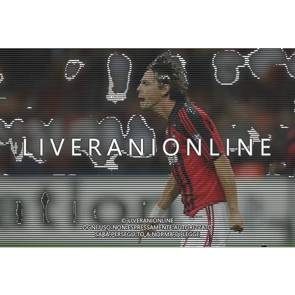 Milano 18/09/2007 champions league 2007/08 milan-benfica 2:1 nella foto inzaghi filippo esulta dopo il gol ph marco luzzani/ag aldo liverani s.a.s.