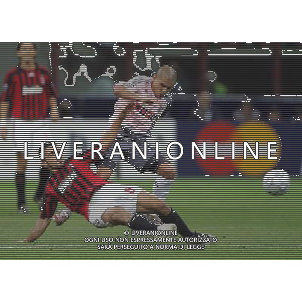 Milano 18/09/2007 champions league 2007/08 milan-benfica 2:1 nella foto maxi pereira e gattuso gennaro ph marco luzzani/ag aldo liverani s.a.s.