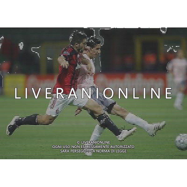 Milano 18/09/2007 champions league 2007/08 milan-benfica 2:1 nella foto di maria angel e gattuso gennaro ph marco luzzani/ag aldo liverani s.a.s.