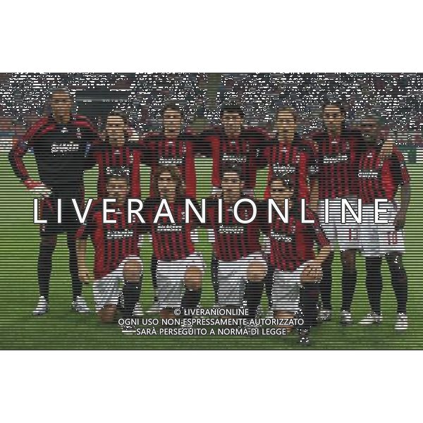 Milano 18/09/2007 champions league 2007/08 milan-benfica 2:1 nella foto formazione milan ph marco luzzani/ag aldo liverani s.a.s.
