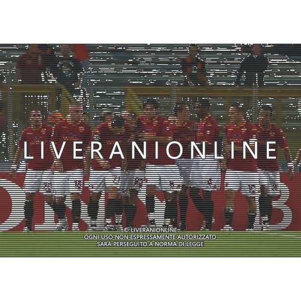 Roma 19 settembre 2007 Roma-Dinamo Kiev champions league 2007/2008 nella foto: esultanza dopo il gol di simone perrotta foto Corradetti / Ag. Aldo Liverani