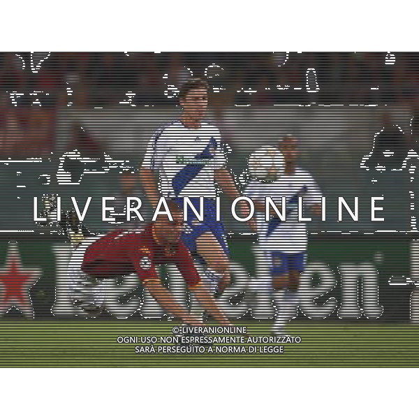 Roma 19 settembre 2007 Roma-Dinamo Kiev champions league 2007/2008 nella foto: Daniele De Rossi e Maksim Shatskikh foto Corradetti / Ag. Aldo Liverani