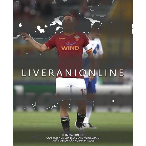 Roma 19 settembre 2007 Roma-Dinamo Kiev champions league 2007/2008 nella foto: Francesco Totti foto Corradetti / Ag. Aldo Liverani