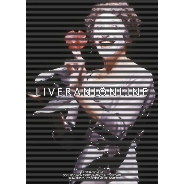 Marcel Marceau attore mimo nel 1984 ph archivio ag. aldo liverani sas