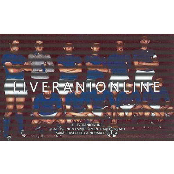 FORMAZIONE DELL\' ITALIA VINCITRICE DEGLI EUROPEI DI CALCIO 1968 PH GPG/AG. ALDO LIVERANI SAS =============================== ATTENTION THIS PICTURES IS ONLY FOR ITALIAN MARKET =============================== 