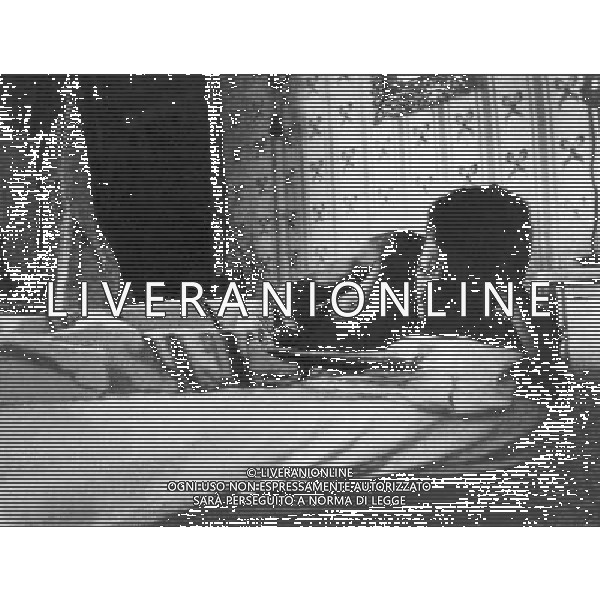 ALBERTO MORAVIA DALLA LUNGA MALATTIA E CONSEGUENTE IMMOBILITA\' ERA VENUTA A MORAVIA L\'ABITUDINE DI SCRIVERE A LETTO. COMINCIAVANO GLI \'INDIFFERENTI\'.... archivio Giovanni Liverani/Ag Aldo Liverani