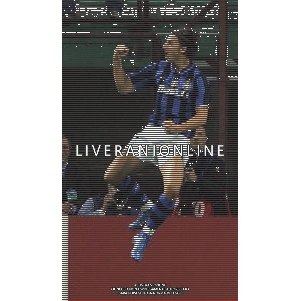 Inter - Psv Eindhoven Champions League 02/10/2007 nella foto esultanza dopo il gol su rigore di zlatan ibrahimovic ph luzzani/Ag. Aldo Liverani Sas