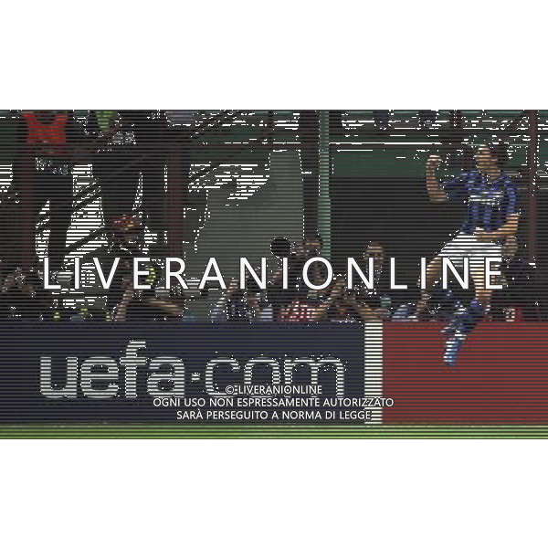 Inter - Psv Eindhoven Champions League 02/10/2007 nella foto esultanza dopo il gol su rigore di zlatan ibrahimovic ph luzzani/Ag. Aldo Liverani Sas